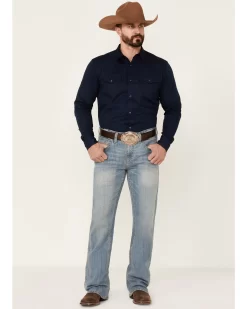 Cody James Men's Trotter Light Wash Stretch Slim Bootcut JeansÂ