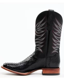 Cody James Men's Matte Python Exotic Western Boots - Broad Square Toe