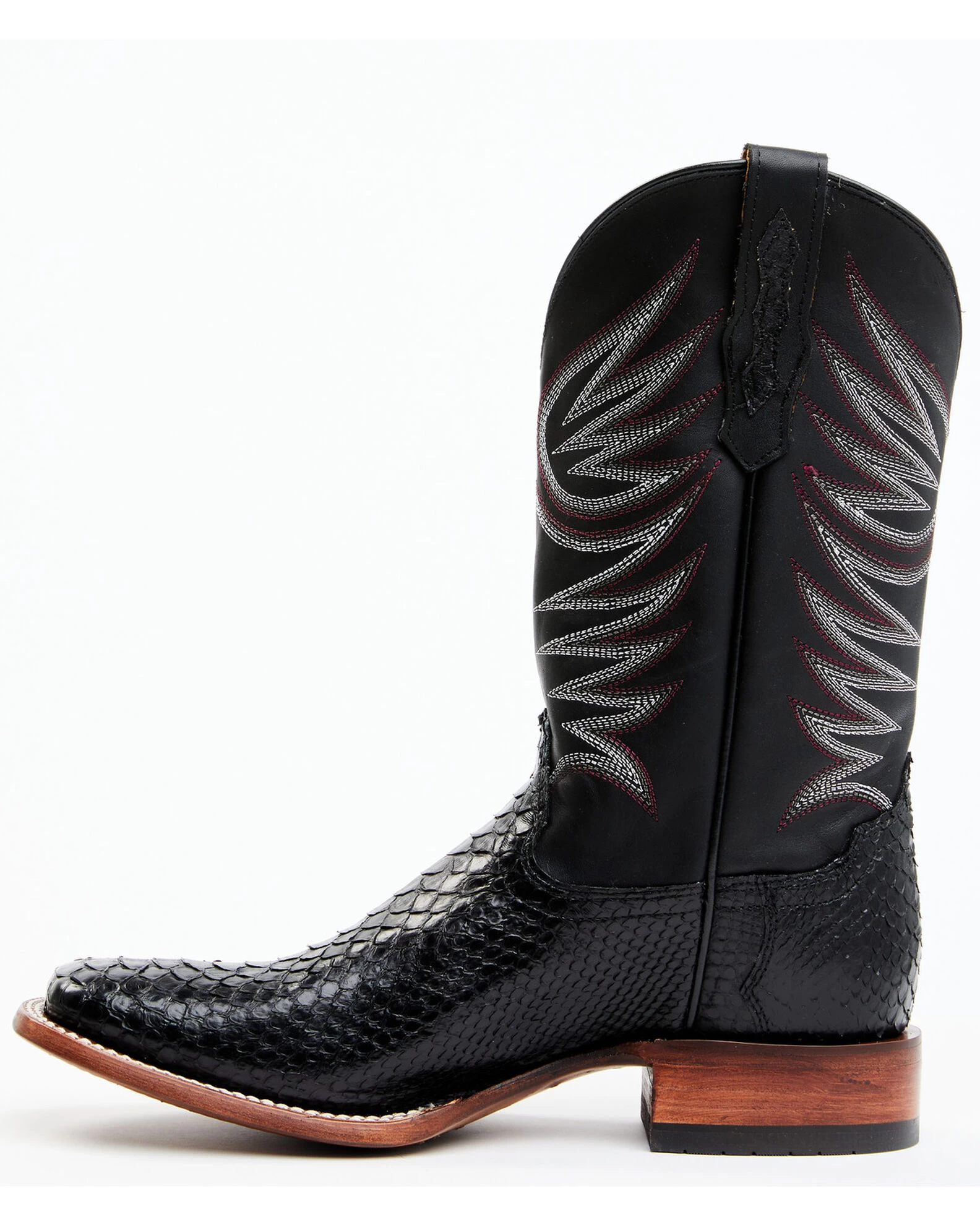 Cody James Men's Matte Python Exotic Western Boots - Broad Square Toe