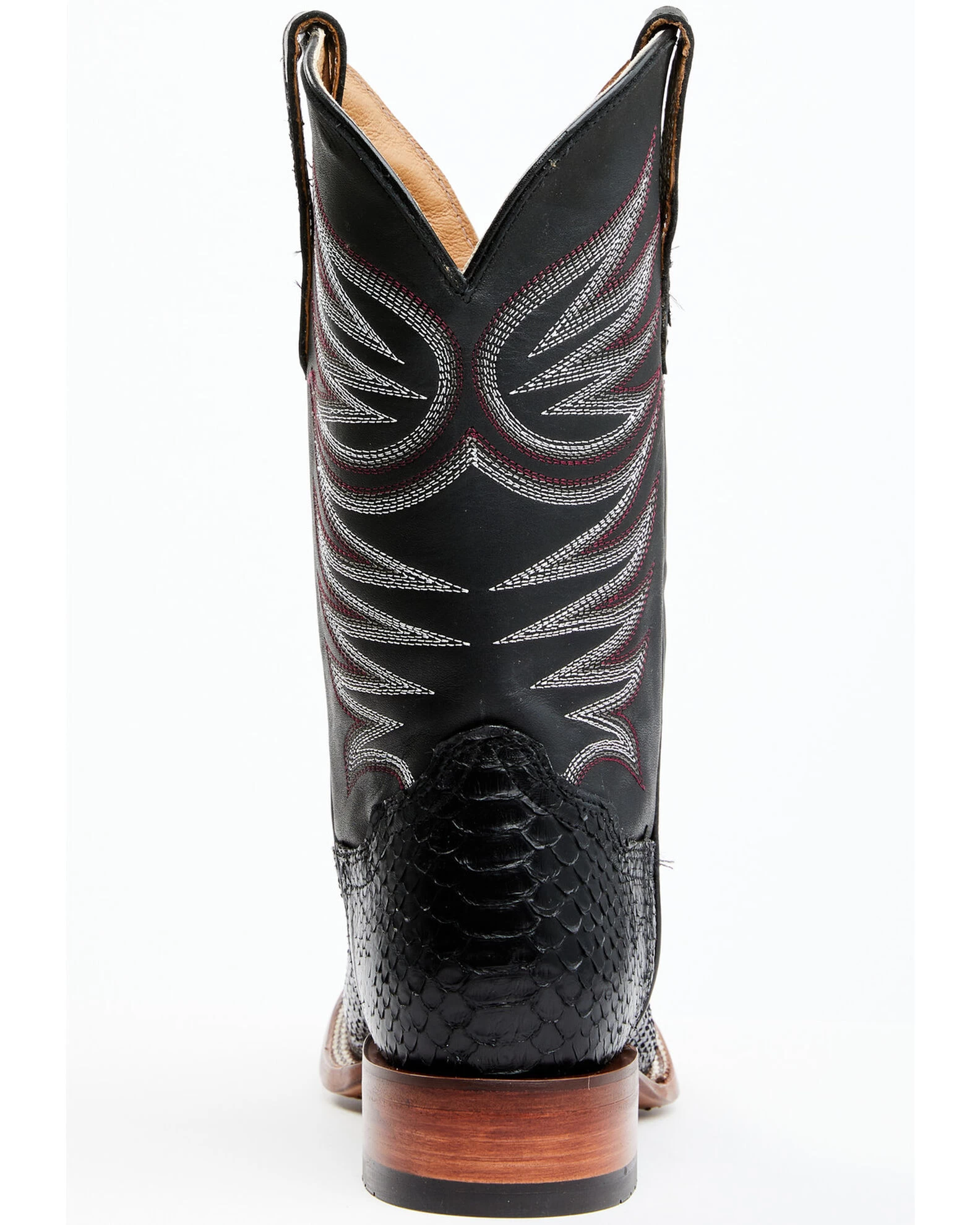 Cody James Men's Matte Python Exotic Western Boots - Broad Square Toe - Image 3