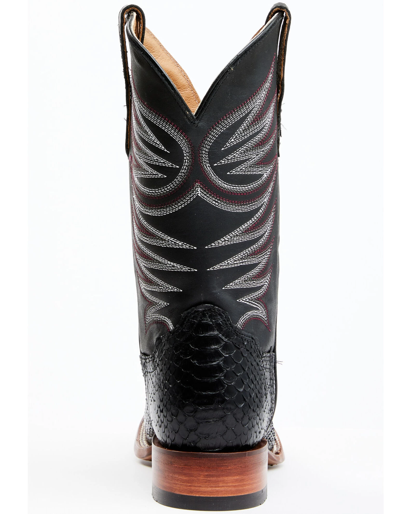 Cody James Men's Matte Python Exotic Western Boots - Broad Square Toe - Image 5