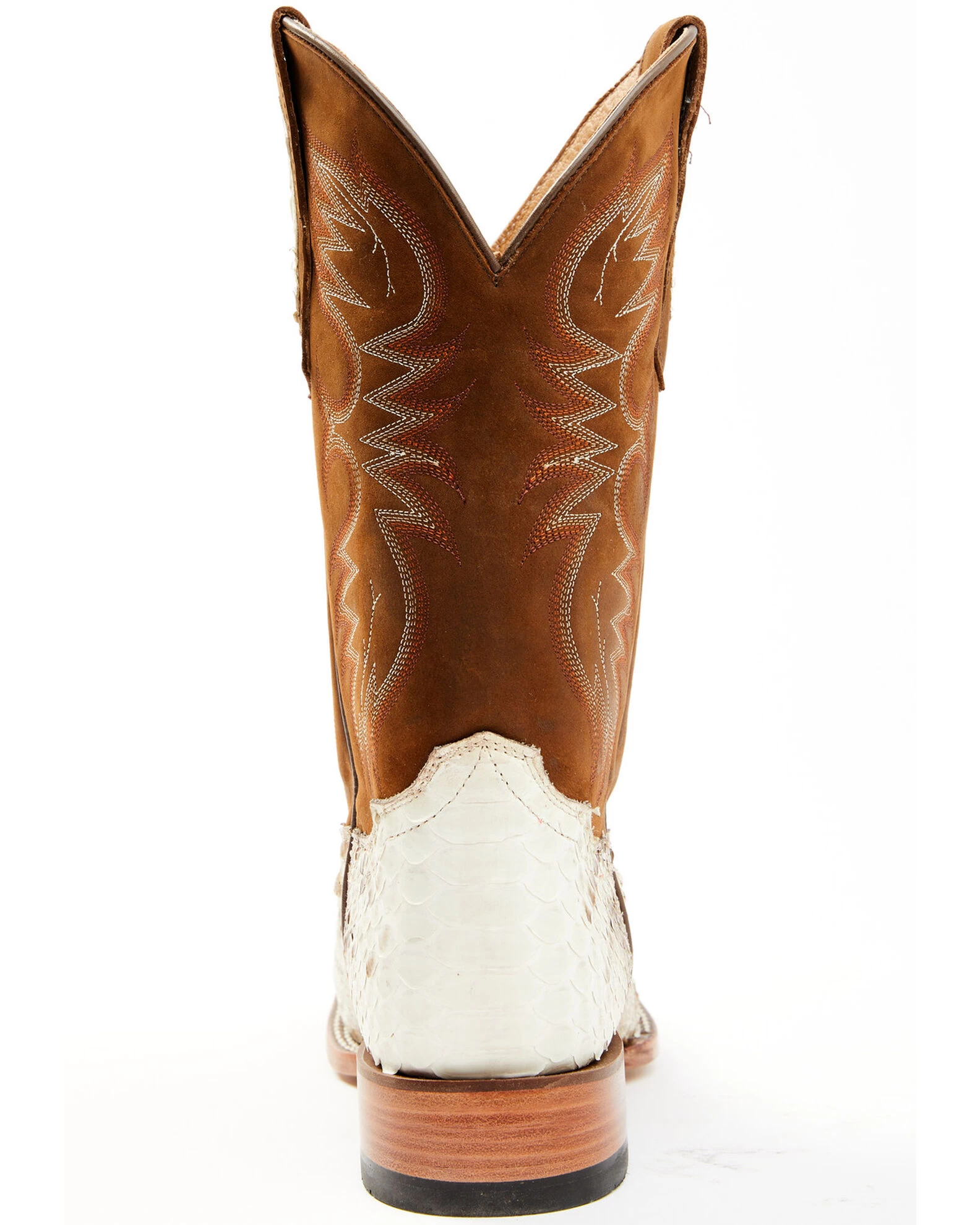 Cody James Men's Bone Python Exotic Western Boot - Broad Square Toe - Image 5