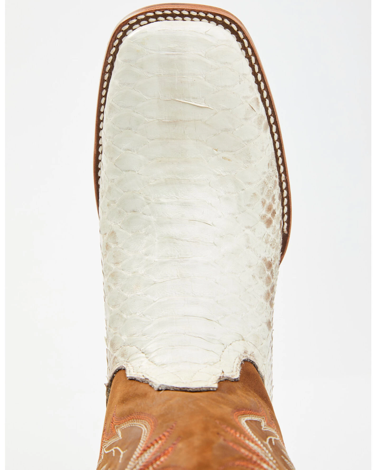 Cody James Men's Bone Python Exotic Western Boot - Broad Square Toe - Image 6