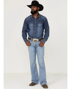 Cody James Men's Ghost Town Stretch Relaxed Bootcut Jeans 