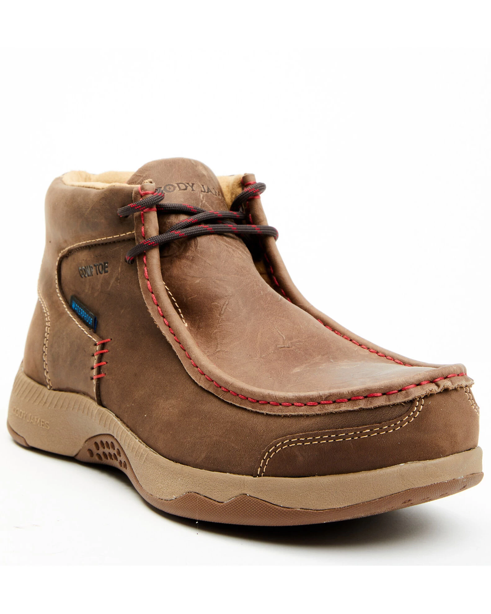 Cody James Men's Wallabee Moc Toe Work Shoes - Composite Toe