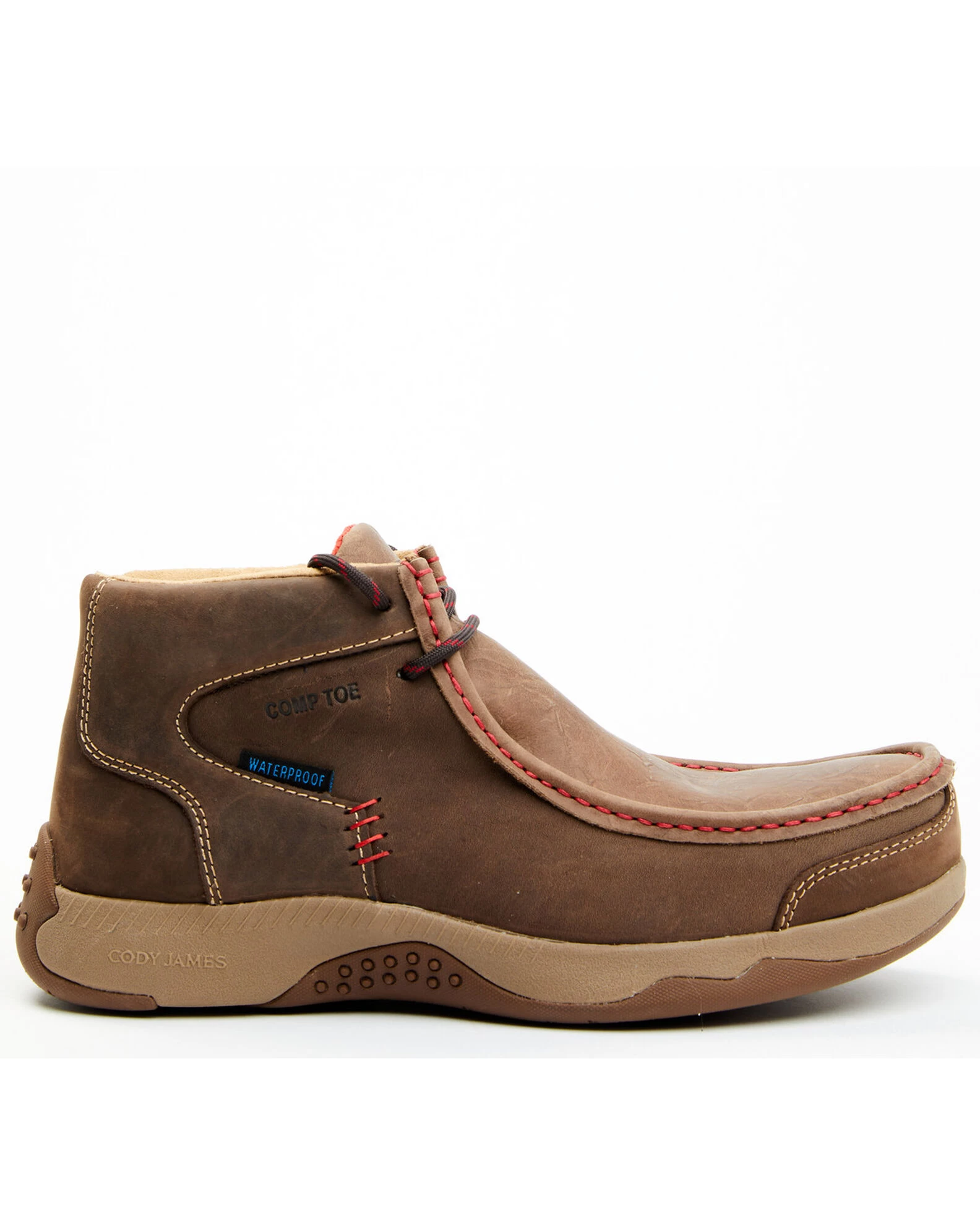 Cody James Men's Wallabee Moc Toe Work Shoes - Composite Toe - Image 2