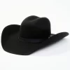 Cody James Men's 3X Black 6 Line Band Wool Felt Western Hat