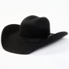 Cody James Men's 3X Black 6 Line Band Wool Felt Western Hat 
