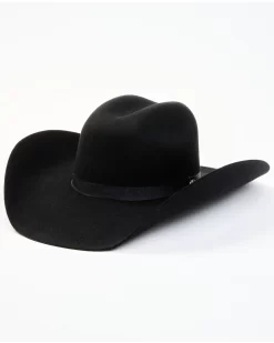 Cody James Men's 3X Black 6 Line Band Wool Felt Western Hat 