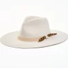 Cody James Men's 3X Silver Belly 9 Line Band Pinch Wool Felt Western Hat 