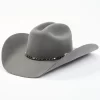 Cody James Men's 3X Smoke Gray Concho Buckle Band Wool Felt Western Hat 
