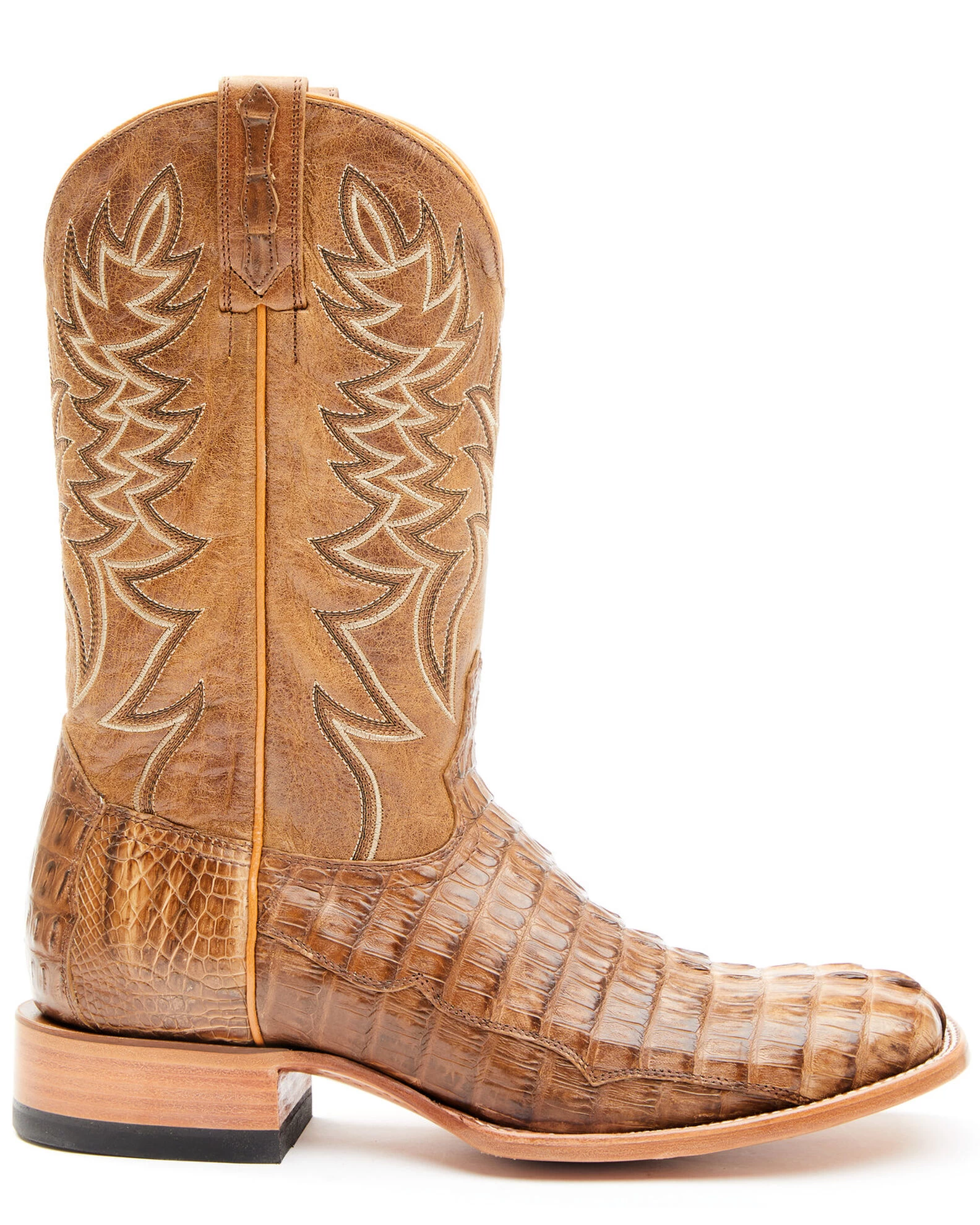 Cody James Men's Exotic Caiman Tail Western Boots - Broad Square Toe - Image 2