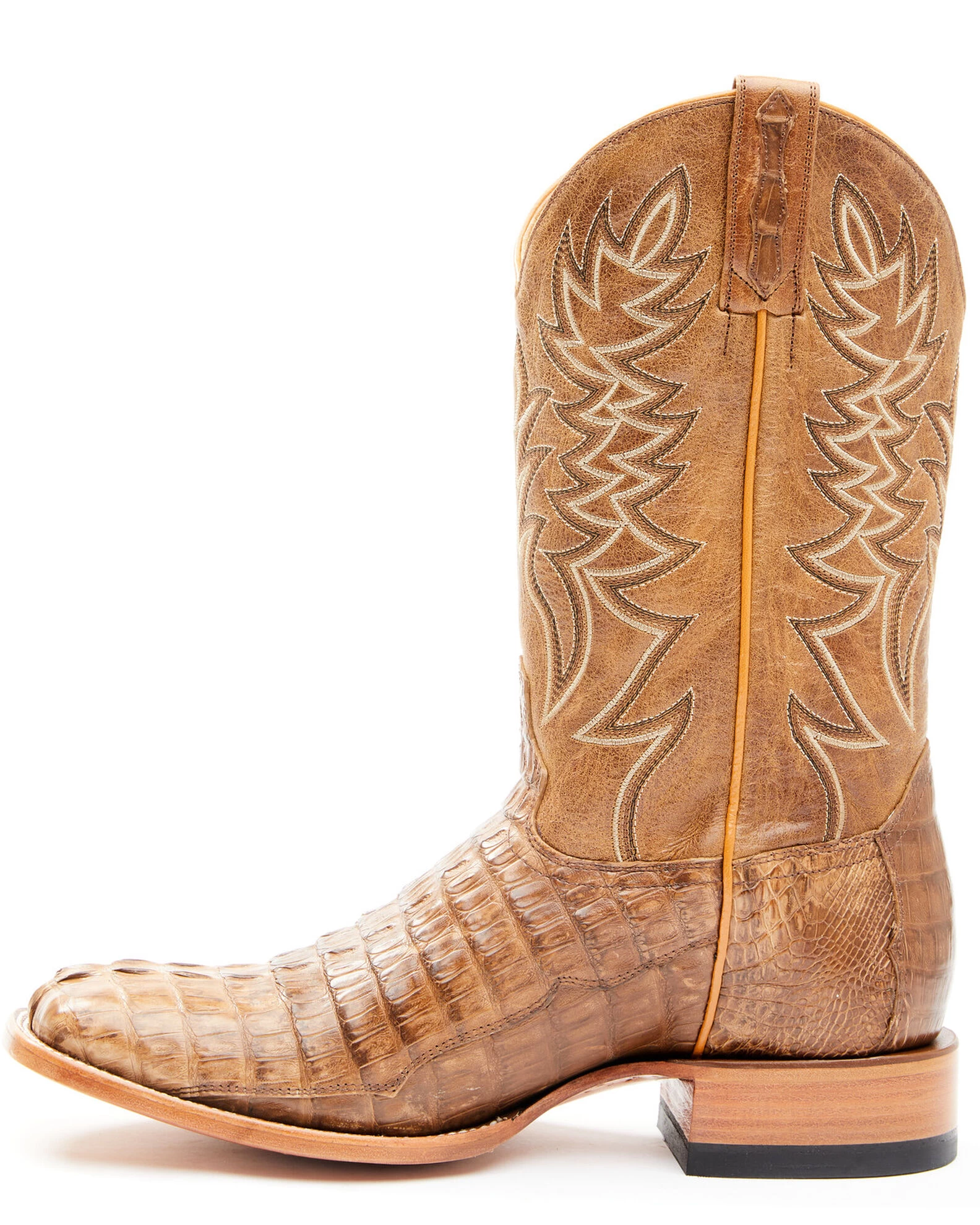 Cody James Men's Exotic Caiman Tail Western Boots - Broad Square Toe - Image 3