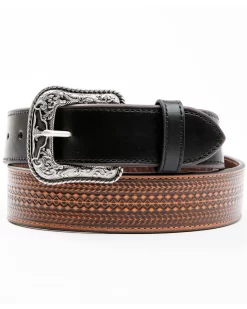 Cody James Men's Embossed Geo Belt
