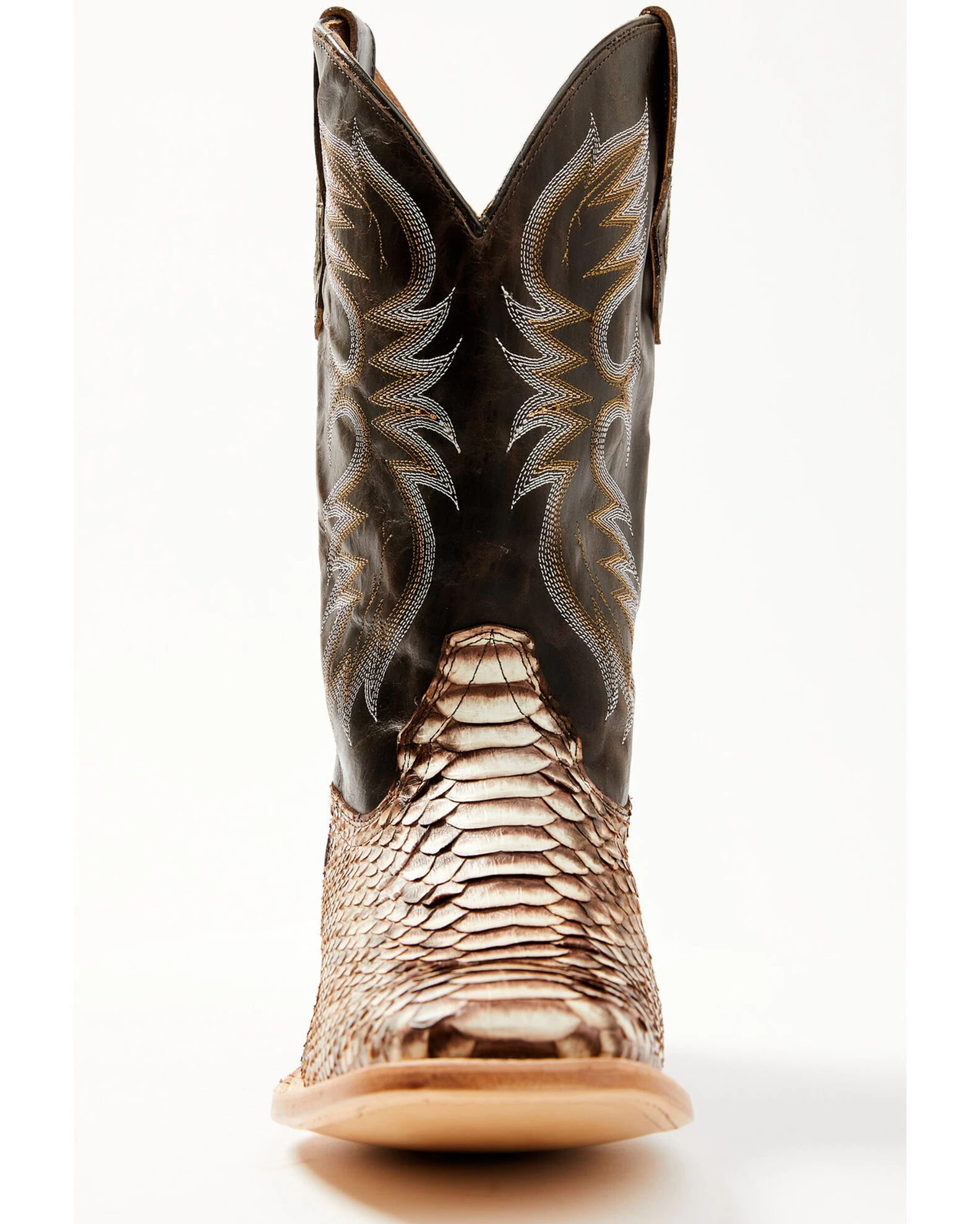 Cody James Men's Exotic Python Western Boots - Broad Square Toe - Image 4