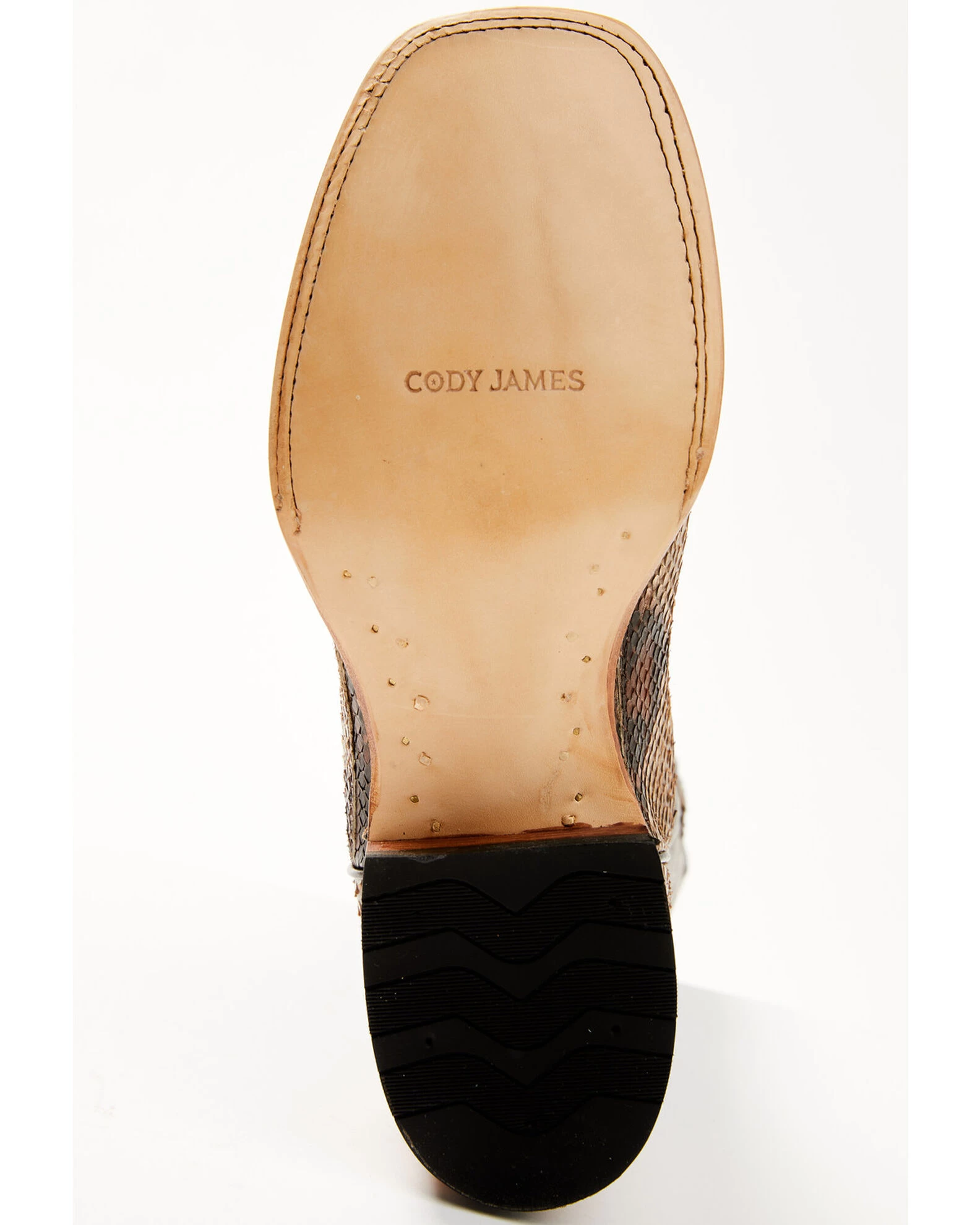 Cody James Men's Exotic Python Western Boots - Broad Square Toe - Image 7