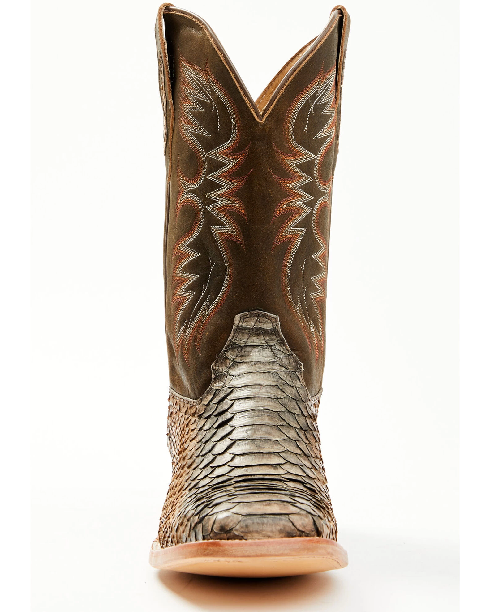 Cody James Men's Python Exotic Western Boots - Broad Square Toe
