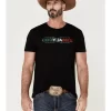 Cody James Men's Mexico Logo Graphic Short Sleeve T-Shirt 