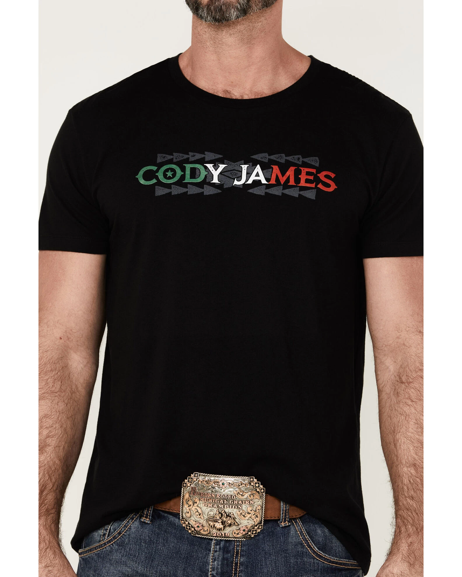 Cody James Men's Mexico Logo Graphic Short Sleeve T-Shirt - Image 3