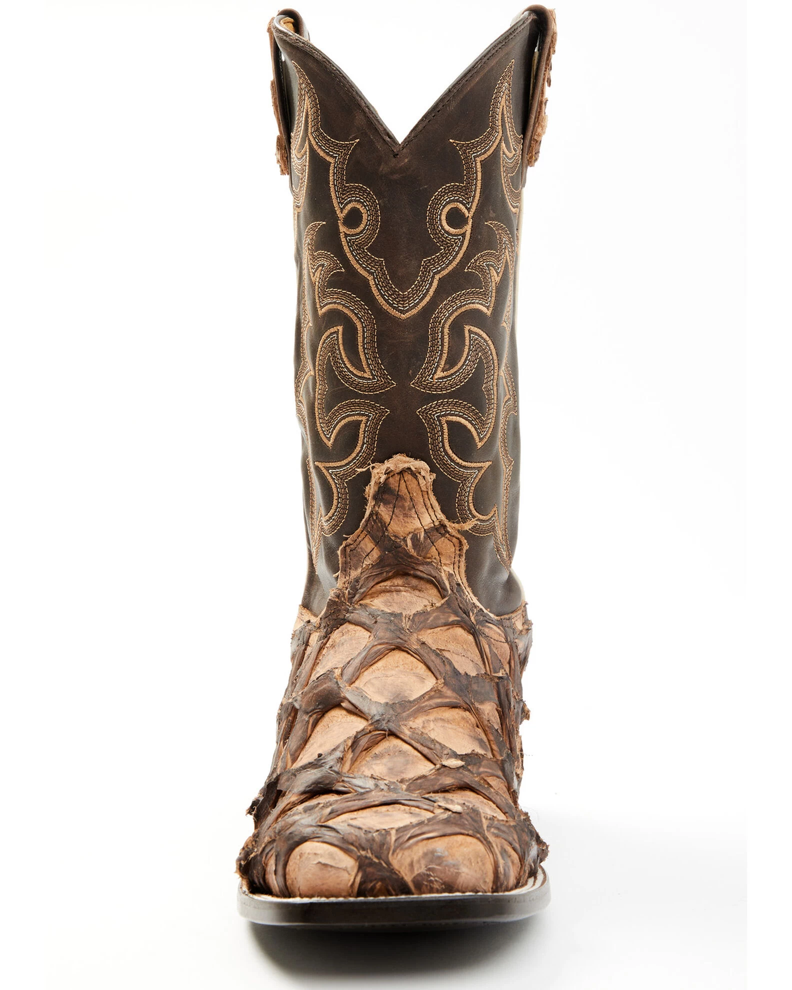 Cody James Men's Exotic Pirarucu Western Boots - Broad Square Toe - Image 7