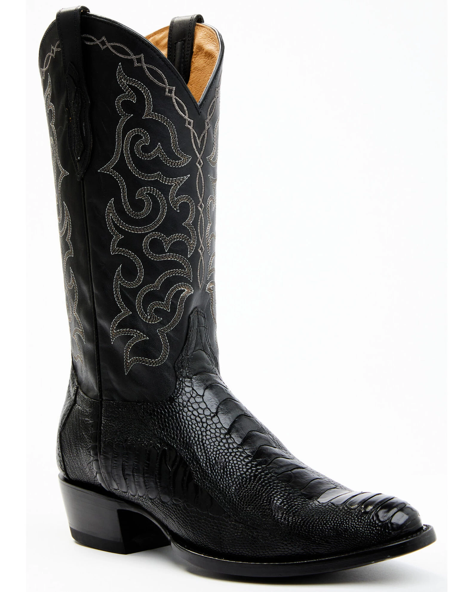 Cody James Men's Exotic Ostrich Leg Western Boots - Medium Toe - Image 3
