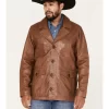 Cody James Men's Dale Leather Field Jacket