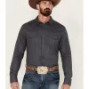Cody James Southside Satin Stripe Snap Western Shirt 
