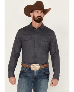 Cody James Southside Satin Stripe Snap Western ShirtÂ