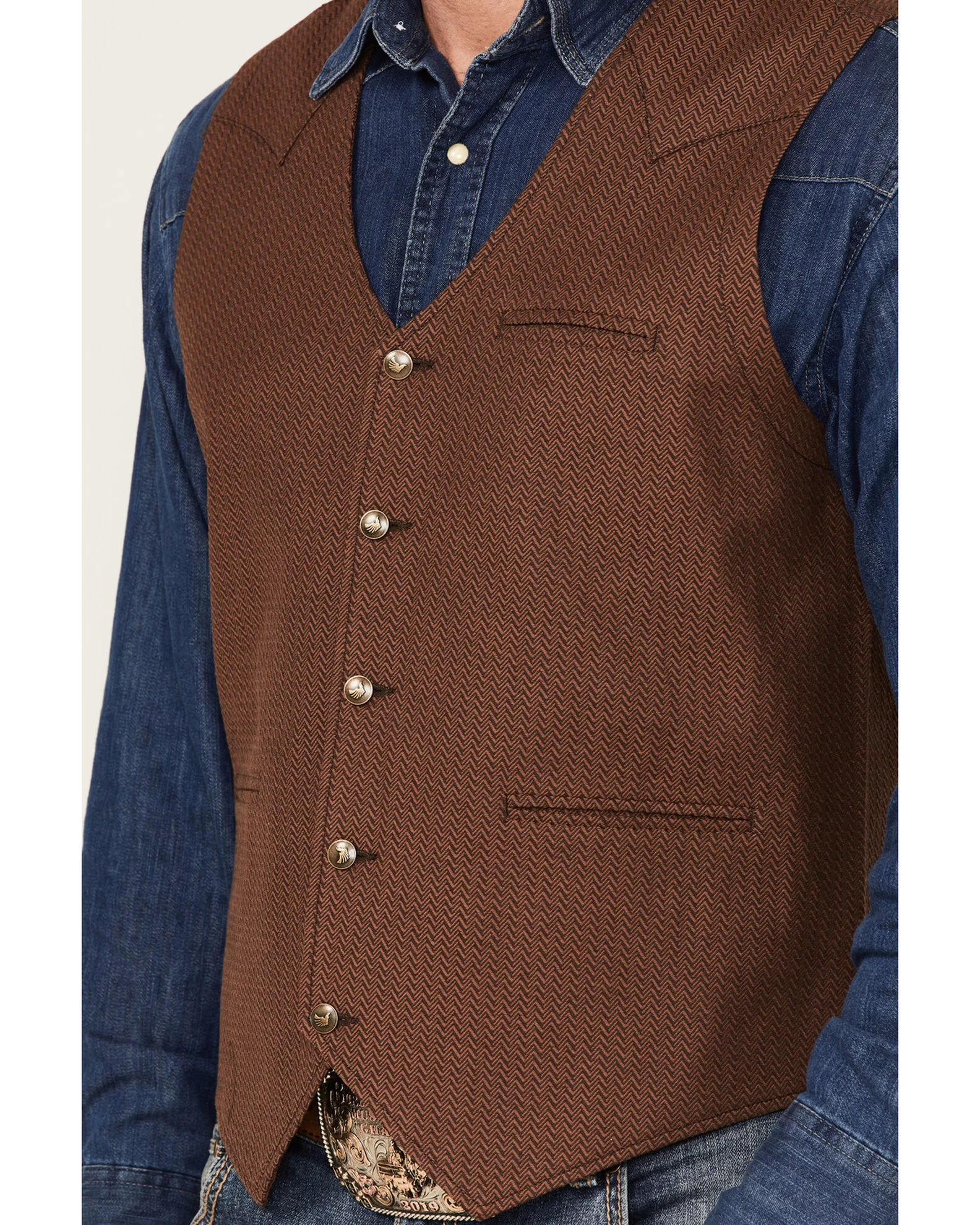 Cody James Men's Sunday Best Vest - Image 3
