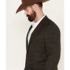 Cody James Men's Plaid Print Sportcoat