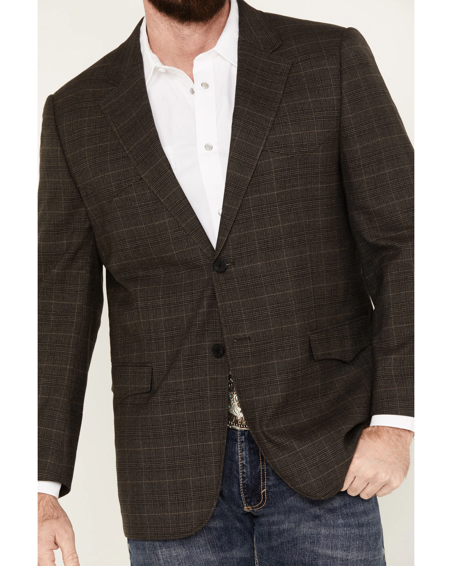 Cody James Men's Plaid Print Sportcoat - Image 4