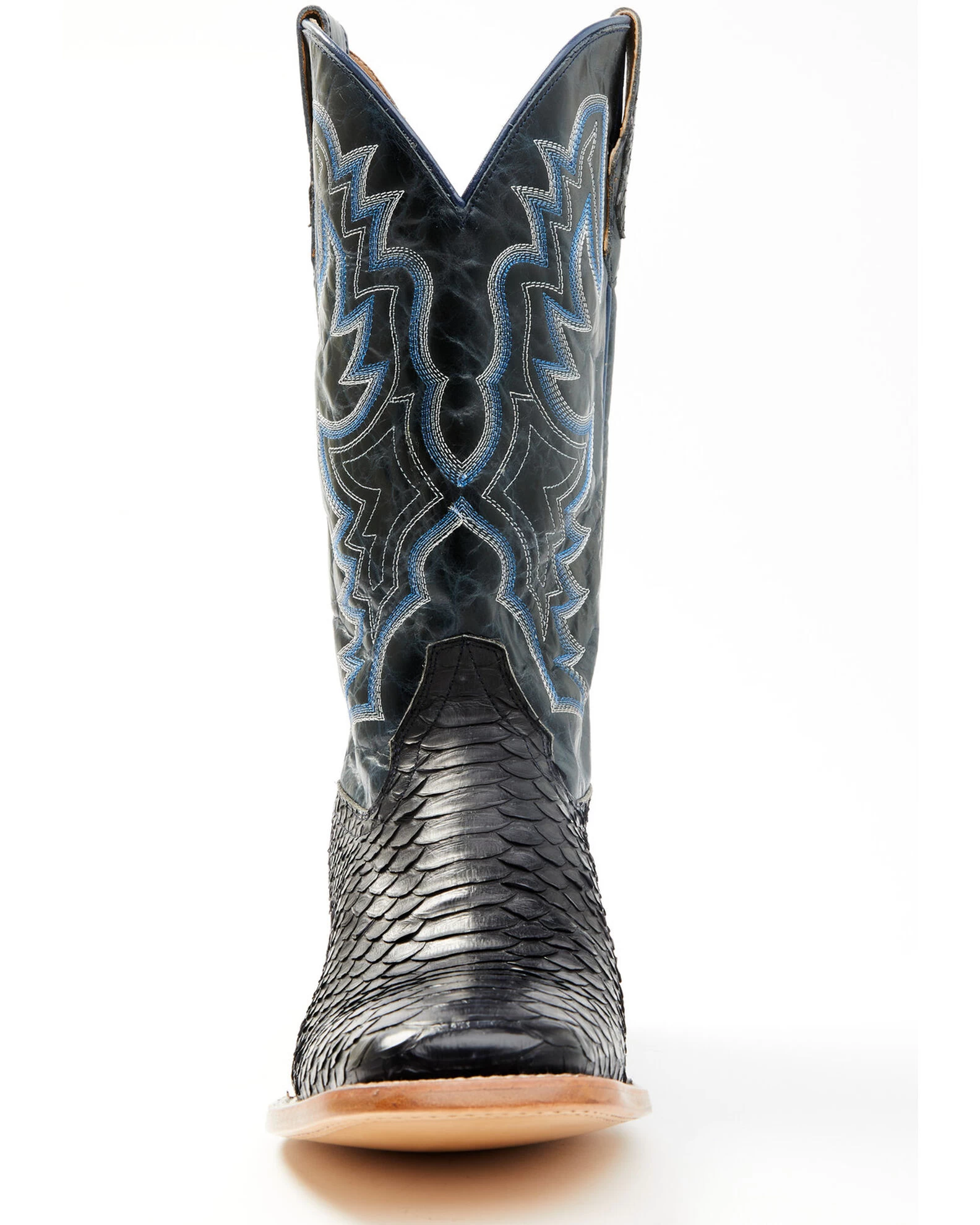 Cody James Men's Exotic Python Western Boots - Broad Square Toe - Image 5