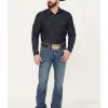 Cody James Men's Light A Shuck Medium Wash Relaxed Bootcut Stretch Denim Jeans