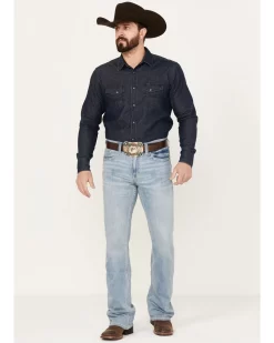 Cody James Men's Owens Light Wash Slim Boot Stretch Denim Jeans