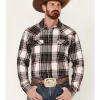 Cody James Men's Cabin Fever Long Sleeve Snap Western Flannel Shirt - Big & Tall