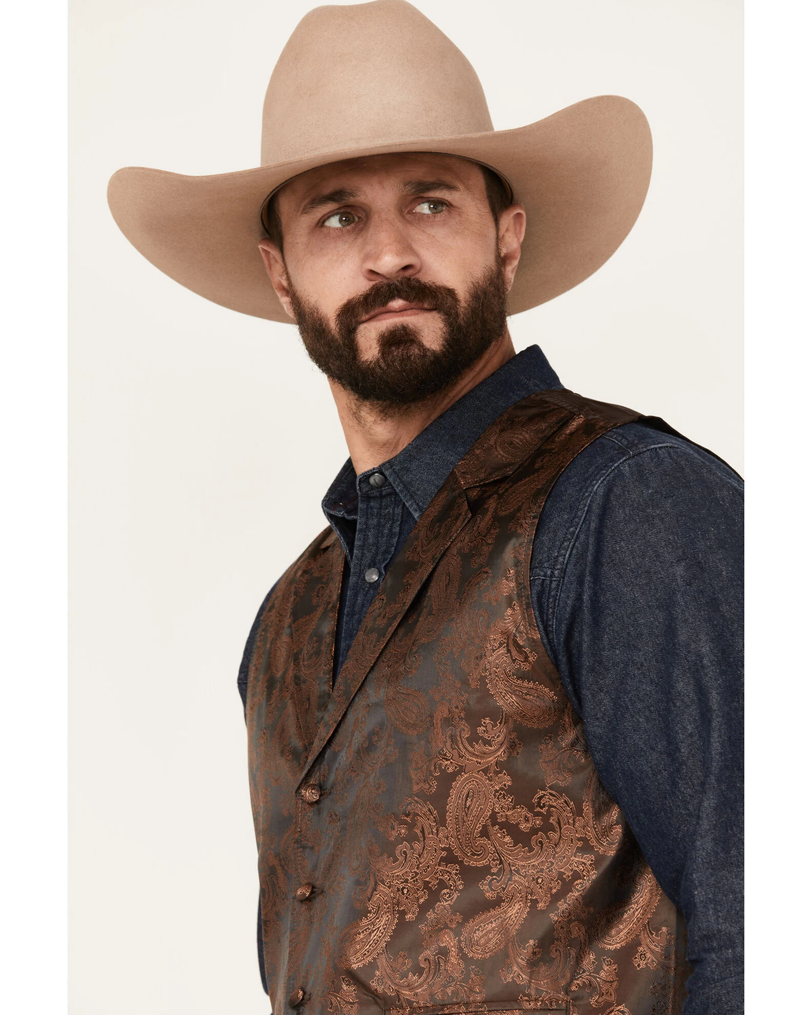 Cody James Men's Noble Paisley Vest - Image 2
