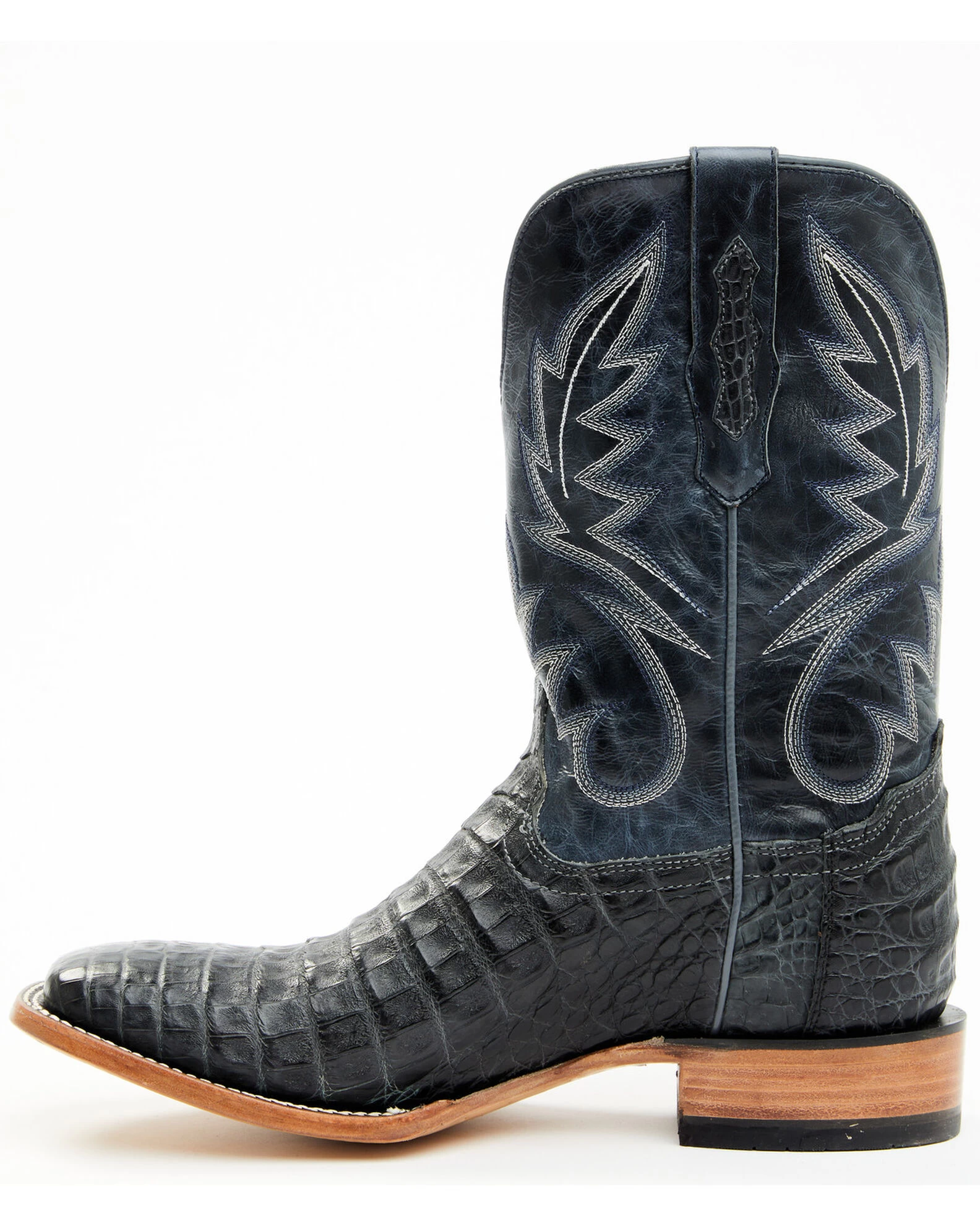 Cody James Men's Exotic Caiman Belly Western Boots - Broad Square Toe - Image 6