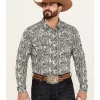 Cody James Men's Mamba Paisley Print Long Sleeve Western Snap Shirt