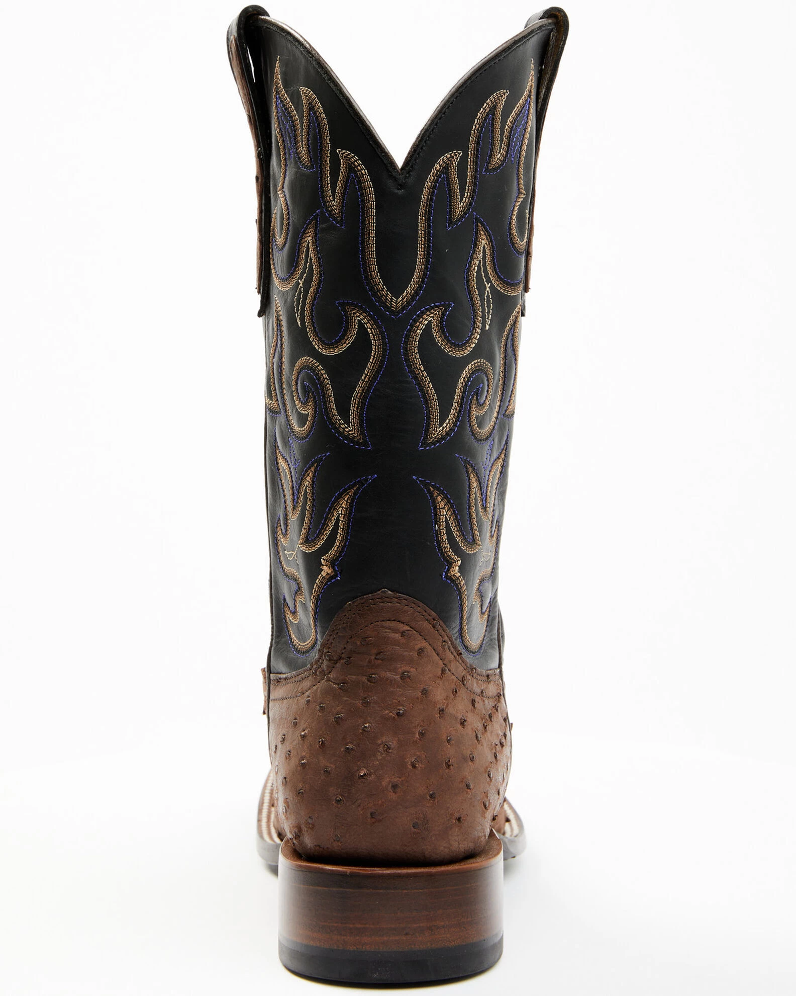 Cody James Men's Exotic Full Quill Ostrich Western Boots - Broad Square Toe