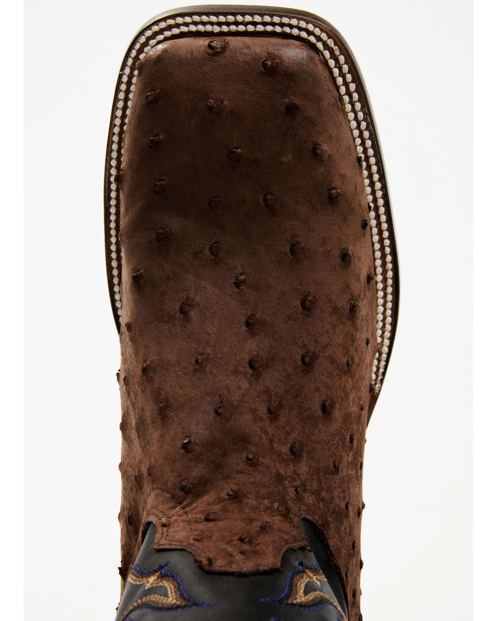 Cody James Men's Exotic Full Quill Ostrich Western Boots - Broad Square Toe - Image 6