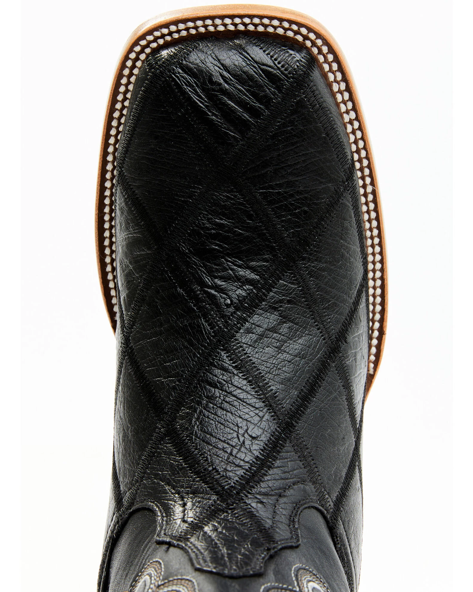 Cody James Men's Exotic Ostrich Western Boots - Broad Square Toe - Image 4