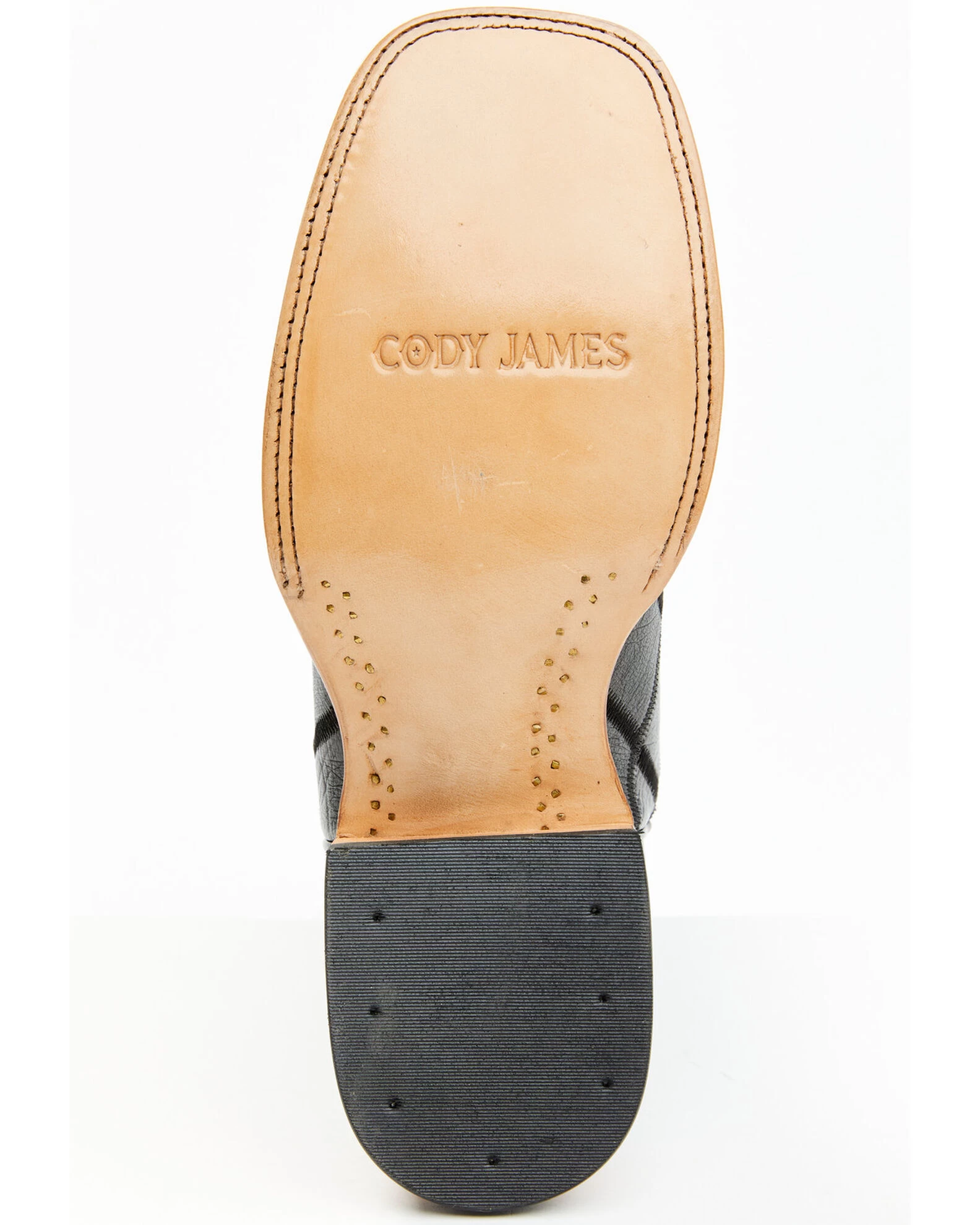 Cody James Men's Exotic Ostrich Western Boots - Broad Square Toe - Image 3