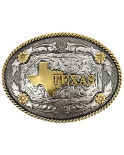 Cody James Men's Oval Texas Belt Buckle