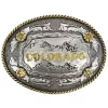 Cody James Men's Antiqued Colorado Oval Belt Buckle